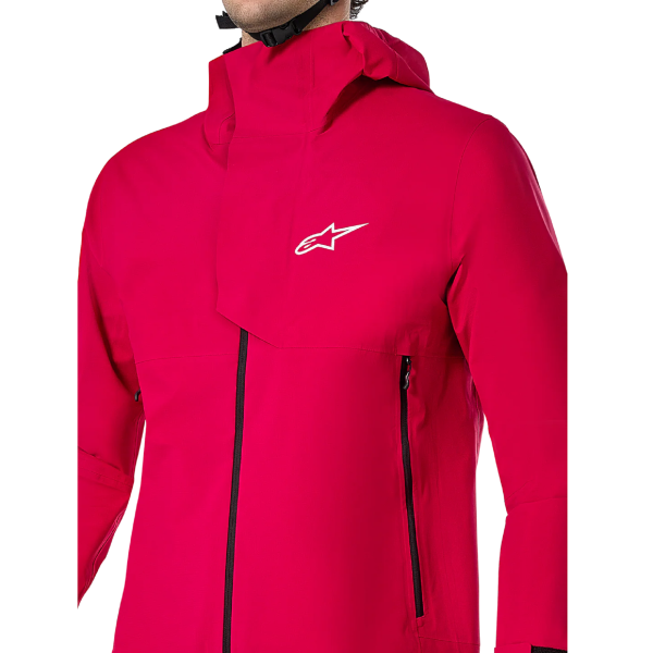 Куртка дощовик Alpinestars A-DURA ELITE RAIN JACKET RED FLUO, L