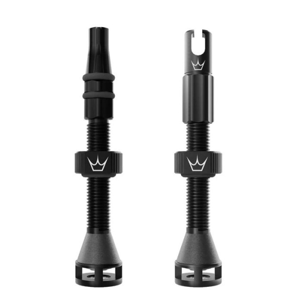 Ніпелі Peaty's Holeshot Fast Flow Tubeless Valves, 42mm, Black
