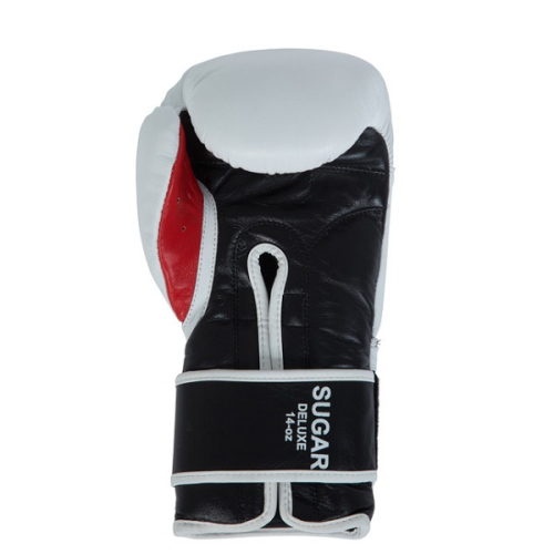 Рукавички боксерські Benlee SUGAR DELUXE 12oz / шкіра / білі