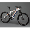 Электровелосипед Haibike SDURO FullSeven LT 5.0 i500Wh 20 s. XT 27,5", рама L, бело-синий-оранжевый, 2020 || Електровелосипед Haibike SDURO FullSeven LT 5.0 i500Wh 20 s. XT 27,5", рама L, Біло-синій-помаранчевий, 2020
