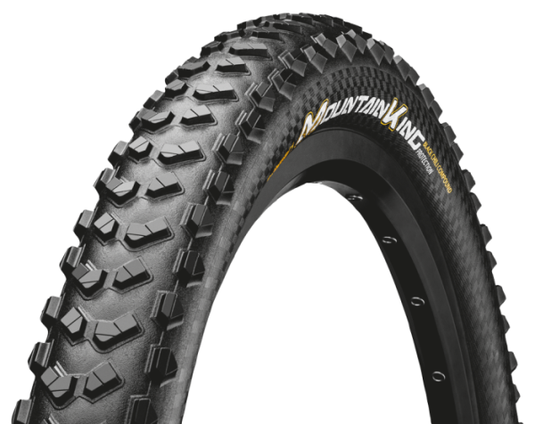 Покрышка бескамерная Continental Mountain King ShieldWall, 27.5 x 2.60, черная, складная