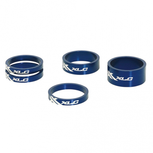 Проставочные кольца, XLC AS-A02,  1 1/8", синие