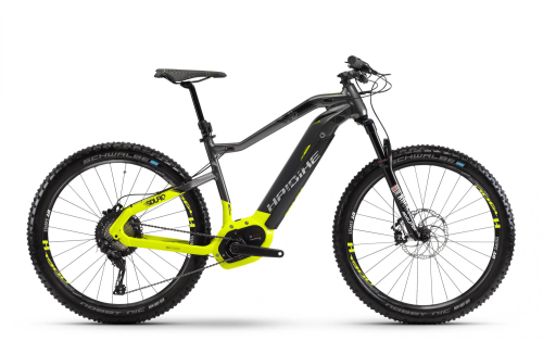 Електровелосипед Haibike SDURO HardSeven 9.0 500Wh 27,5", рама L, титан-чорно-жовтий, 2018