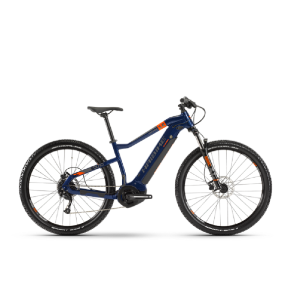 Електровелосипед Haibike SDURO HardNine 1.5 i400Wh 9 s. Altus 29", рама ХL, синьо-оранжево-сірий, 2020