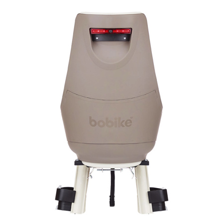 Детское велокресло Bobike Exclusive maxi Plus Carrier LED / Safari chic || Дитяче велокрісло Bobike Exclusive maxi Plus Carrier LED / Safari chic