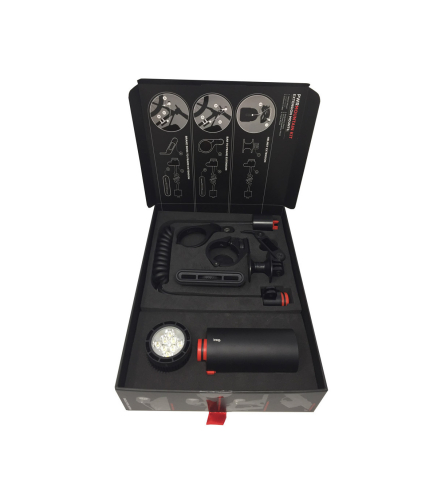 Комплект фара + набір кріплень Knog PWR Mountain Kit 2000 Lumens POWERBANK