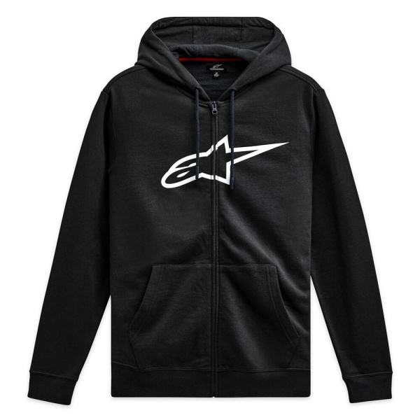 Реглан Alpinestars AGELESS ZIP HOODIE V3 BLACK/WHITE, XL
