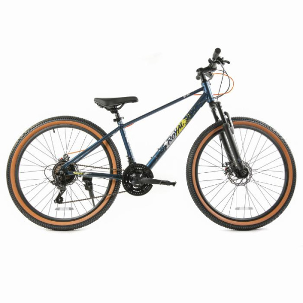 Велосипед дитячий RoyalBaby 26" JUNIOR MTB ALLOY 21 SPEED, OFFICIAL UA, Blue