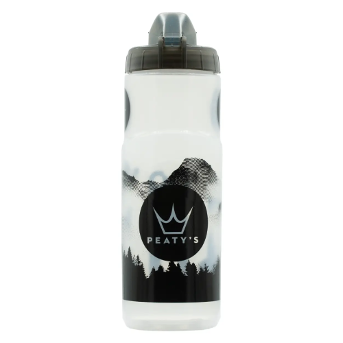 Фляга Peaty's x Fidlock Lockin Bottle, Mountains / Clear, 450ml