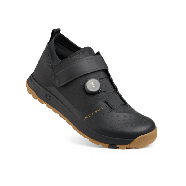 Веловзуття CrankBrothers SHOES STAMP TRAIL BOA BLACK / GOLD - GUM OUTSOLE 11.5
