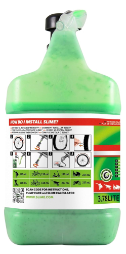 Антипрокольная жидкость для камер Slime, 3.8л