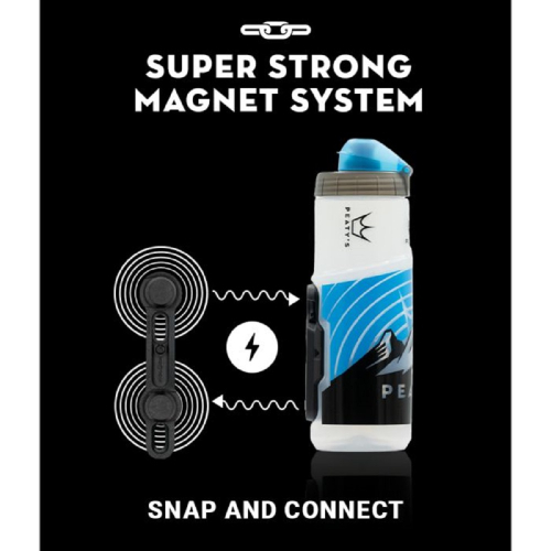 Фляга Peaty's x Fidlock Lockin Bottle, Speed Products / Smoke, 600ml