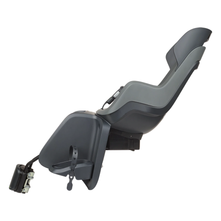 Детское велокресло Bobike GO Frames RS Reclining System - rear bicycle seat for frame Macaron grey || Дитяче велокрісло  Bobike GO Frames RS Reclining System - rear bicycle seat for frame Macaron grey