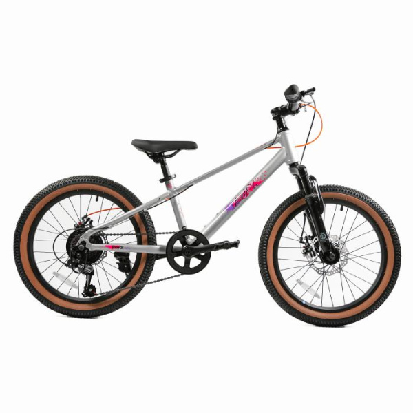 Велосипед дитячий RoyalBaby 20" JUNIOR MTB ALLOY 7 SPEED, OFFICIAL UA, Silver