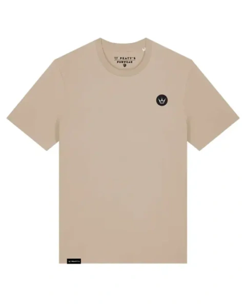 Футболка Peaty's T-Shirt, Embroidered Crown / Desert Dust, XL