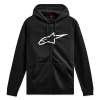 Реглан Alpinestars AGELESS ZIP HOODIE V3 BLACK/WHITE, L || Реглан Alpinestars AGELESS ZIP HOODIE V3 BLACK/WHITE, L