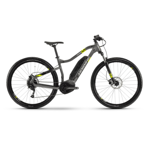 Електровелосипед Haibike SDURO HardNine 1.0 400Wh 9 s. Altus 29", рама L, сіро-лаймово-чорний, 2020