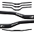 Руль SPANK SPOON 25, 25R Black ||  Кермо SPANK SPOON 25, 25R Black