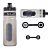 Фляга XLC MR-S05 c адаптером, 600 мл, серая || Фляга XLC MR-S05 C адаптером, 600 мл, сіра