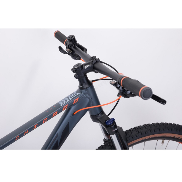 Велосипед KTM CHICAGO 291 рама L/48 сірий матовий