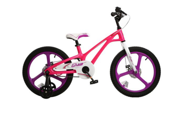 Велосипед RoyalBaby GALAXY FLEET PLUS MG 18", OFFICIAL UA, рожевий