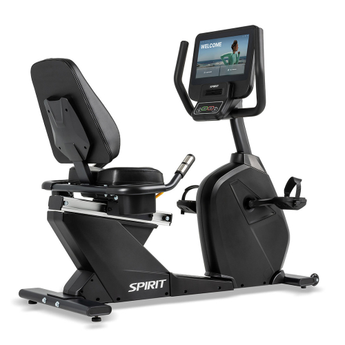 Горизонтальний велотренажер мультимедійна 15,6 консоль Spirit CR800+ ENT