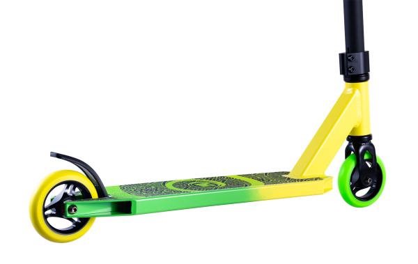 Самокат трюковый Hipe H1 Yellow/Green