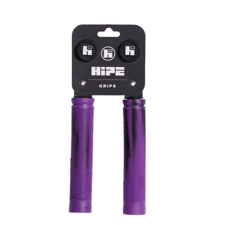 Грипсы для трюкового самоката Hipe H4 Duo, 155мм, black/violet || Гріпси для трюкового самоката Hipe H4 Duo, 155мм, black / violet