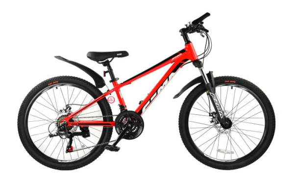 Велосипед RoyalBaby FEMA MTB 1.0 24", OFFICIAL UA, червоний