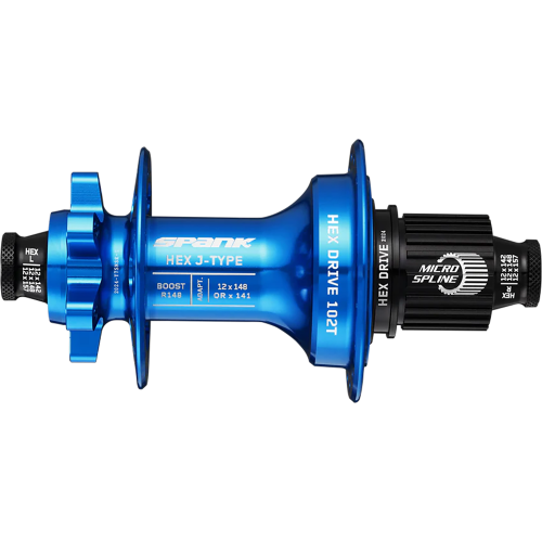 Втулка задня SPANK HEX J-Type Boost R148 XD 32H, Blue