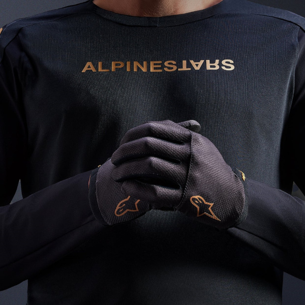 Рукавиці Alpinestars A-ARIA GLOVES BLK DARK GOLD, XXL