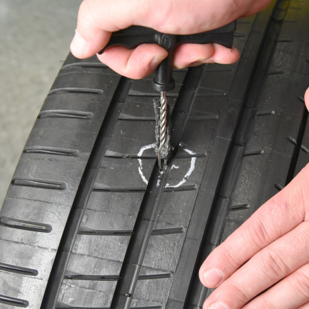 Ремонтный набор для бескамерных покрышек, Slime Tire Plug Kit || Ремонтний набір для безкамерних покришок, Slime Tire Plug Kit