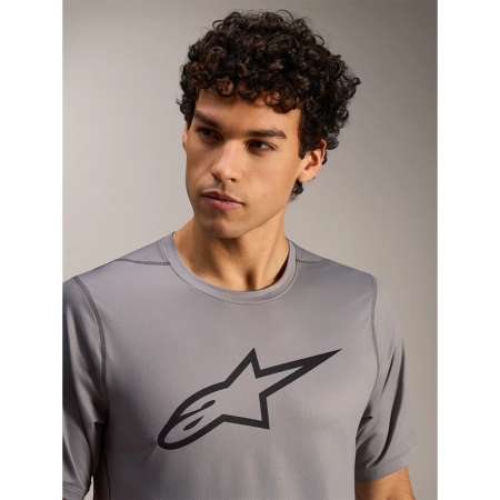 Джерси Alpinestars A-DURA RIDE SS JERSEY GRAY, L ||  Джерсі Alpinestars A-DURA RIDE SS JERSEY GRAY, L