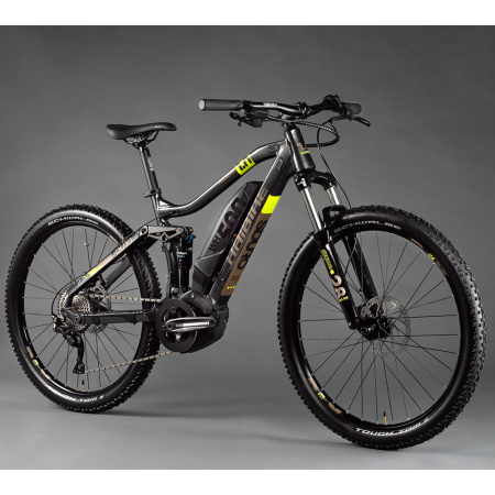 Электровелосипед HAIBIKE SDURO FullSeven 1.0 500Wh 10 s. Deore 27.5", рама М, серо-лаймово-бронзовый, 2020 || Електровелосипед HAIBIKE SDURO FullSeven 1.0 500Wh 10 s. Deore 27.5", рама М, сіро-лаймово-бронзовий, 2020