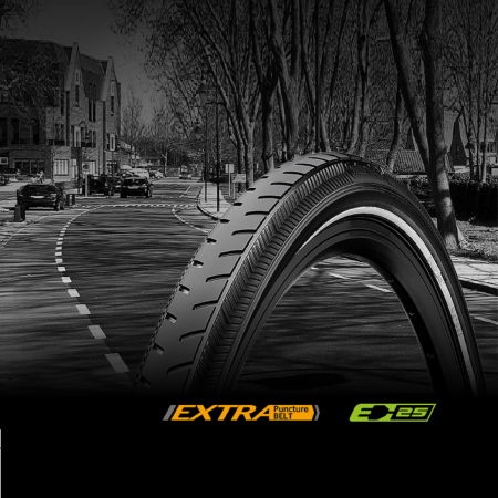 Покрышка Continental RIDE Classic, 28" | 700 x 42C (40C) | 28 x 1.60, черная, не складная, светоотражающая || Покришка Continental RIDE Classic, 28 | / 700 x 42C | 40C) / 28 x 1.60, Чорна, не складна, світловідбиваюча