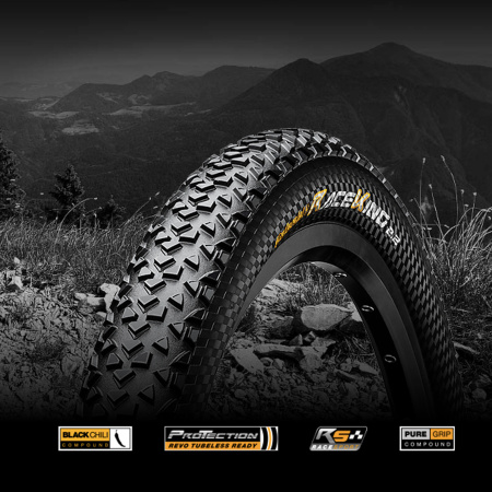 Покрышка Continental Race King 27.5"x2.0, Фолдинг, Tubeless, Performance (без уп.) || Покришка Continental Race King 27.5 " x2.0, фолдінг, Tubeless, Performance (без уп.)