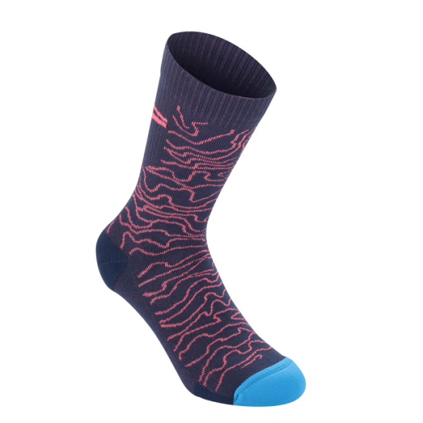 Шкарпетки Alpinestars DROP SOCKS 15 DARK NAVY CORAL, M