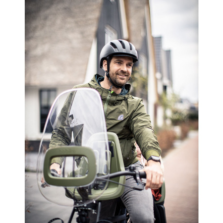 Ветровое стекло для детского велокресла Bobike ONE+ Urban Black || Вітрове скло для дитячого велокрісла Bobike ONE + Urban Black