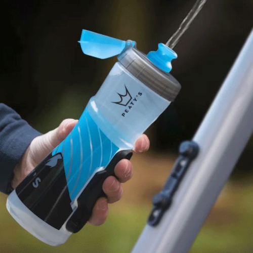 Фляга Peaty's x Fidlock Lockin Bottle, Mountains / Clear, 600ml