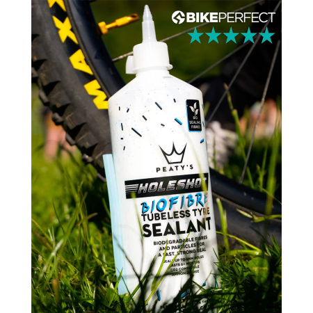 Герметик безкамерний Peaty's Holeshot BioFibre Tubeless Tyre Sealant, 5L