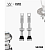 Ниппели Peaty's x Chris King Tubeless Valves, 42mm, Silver || Ніпелі Peaty's x Chris King Tubeless Valves, 42mm, Silver