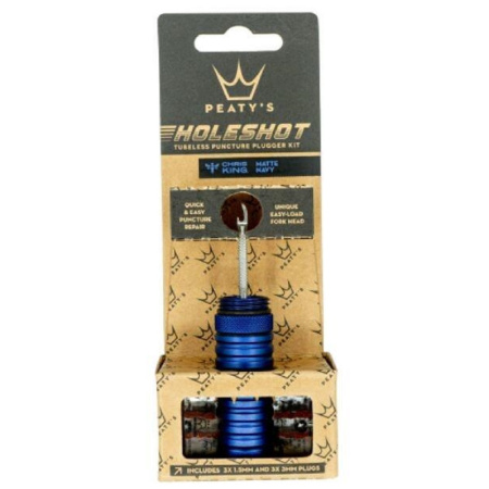Ремкомплект для бескамерки Peaty's Holeshot Tubeless Puncture Plugger Kit, Navy || Ремкомплект для безкамерки Peaty's Holeshot Tubeless Puncture Plugger Kit, Navy