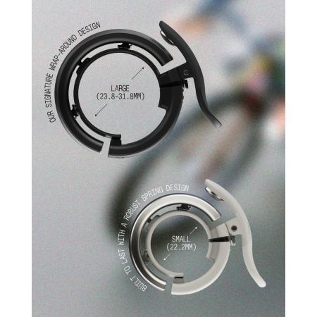 Звонок Knog Oi Prima Primer Grey Large || Дзвінок Knog Oi Prima Primer Grey Large