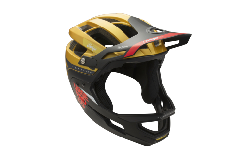 Шлем Urge Gringo de la Pampa жёлто-чёрный L/XL, 58-62 см