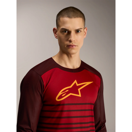 Джерси Alpinestars A-DURA ELITE LS JERSEY 2.0 BORDEAUX, XL || Джерсі Alpinestars A-DURA ELITE LS JERSEY 2.0 BORDEAUX, XL