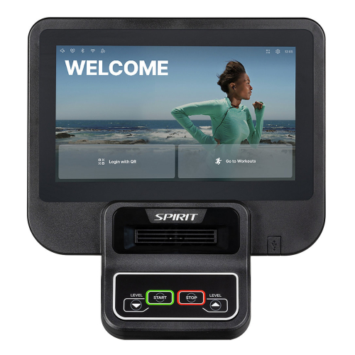 Горизонтальний велотренажер мультимедійна 15,6 консоль Spirit CR800+ ENT
