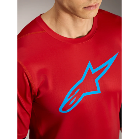 Джерси Alpinestars A-DURA RIDE SS JERSEY RED, L || Джерсі Alpinestars A-DURA RIDE SS JERSEY RED, L
