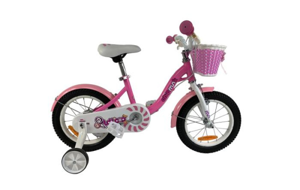 Велосипед дитячий RoyalBaby Chipmunk MM Girls 14", OFFICIAL UA, рожевий