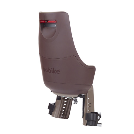 Детское велокресло Bobike Exclusive maxi Plus Carrier LED / Toffee Brown || Дитяче велокрісло Bobike Exclusive maxi Plus Carrier LED / Toffee Brown