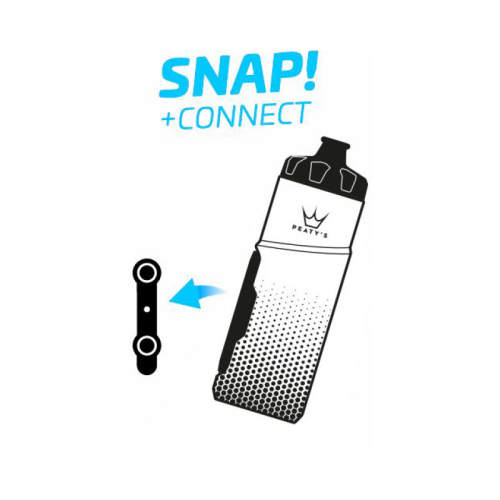 Фляга Peaty's x Fidlock Lockin Bottle, Crown / Smoke, 750ml